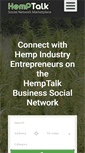 Mobile Screenshot of hemptalk.com